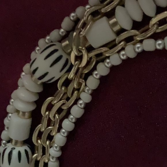 NWOT LUCKY BRAND MULTI ROW BRACELET GOLD TONE - Picture 3 of 3